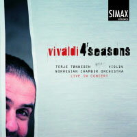 韋瓦第：四季｜提傑．托尼森與挪威室內管弦樂團 Vivaldi: 4 Seasons (CD) 【Simax Classics】