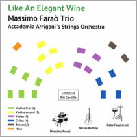 馬斯莫．法羅三重奏與亞里古尼音樂學院弦樂團：優雅如美酒 Massimo Farao' Trio with Accademia Arrigoni’s Strings Orchestra: Like An Elegant Wine (CD) 【Venus】