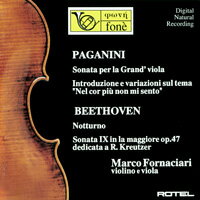 我心似古井 Paganini, Beethoven - M. Fornaciari: violino e viola (CD)【fone】