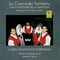 薩丁尼亞島民歌 Canti popolari della Sardegna ＂Su concordu Turritanu＂ (CD)【fone】