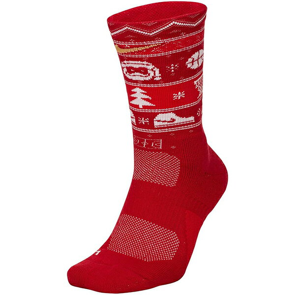 【滿額現折300】NIKE 長襪 ELITE CREW XMAS 紅色 聖誕襪 籃球襪 單雙 襪子 SX7866-687