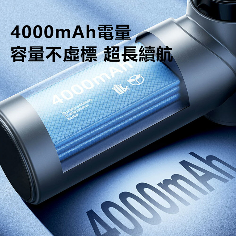 Rtako銳塔克 LQ F71多功能暴力風扇能吹能吸4000mAh 3
