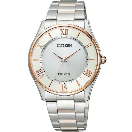 Citizen 星辰 Eco-Drive 光動能羅馬紳士超薄經典對錶 男錶 BJ6484-50A 37mm