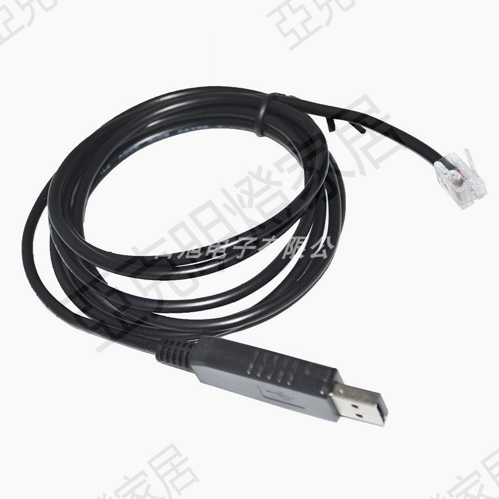 FTDI USB轉RJ11 RJ12清能德創R RC伺服驅動器調試線 RS485通訊線【亞德機械五金家居】