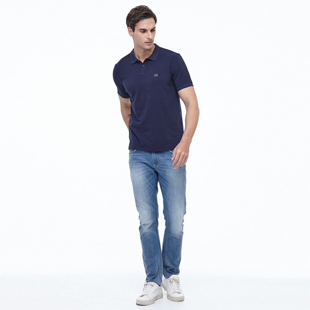 Lee 小Logo短袖POLO衫男款丈青| Lee Jeans tw直營店| 樂天市場Rakuten