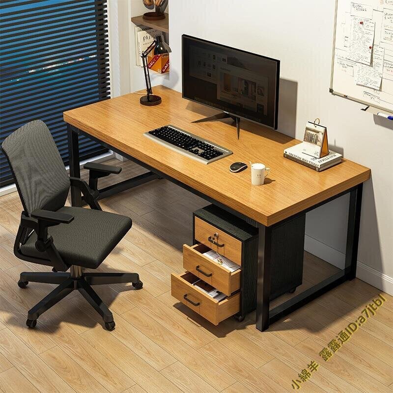 電腦桌家用臺式桌簡易學生學習桌寫字桌簡約現代臥室書桌辦公桌椅
