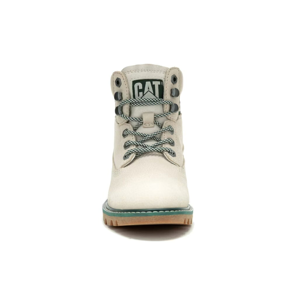 CAT COLORADO 2.0 經典復刻工裝靴 女鞋－米白 3