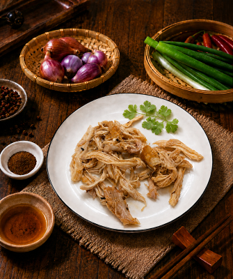 北高雙品牌強強聯手推出!新口味香辣上市【阿雪真甕雞】椒麻雞絲 解凍即食!每包190元 /150g 選用高雄知名劉姥姥花椒油!四川花椒~ 香麻夠勁!