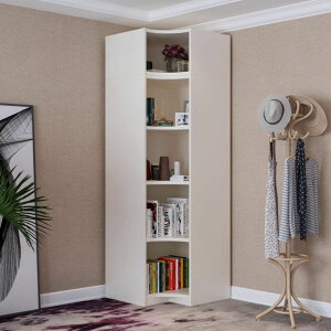 【轉角柜】現代簡約風格2米高三角柜子2.4米配套組合衣帽間衣柜