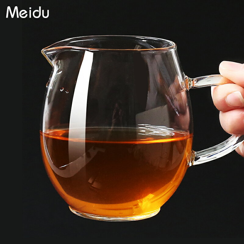 高硼硅公道杯耐熱玻璃茶杯茶漏套裝茶海大號分茶器功夫茶具玻璃杯