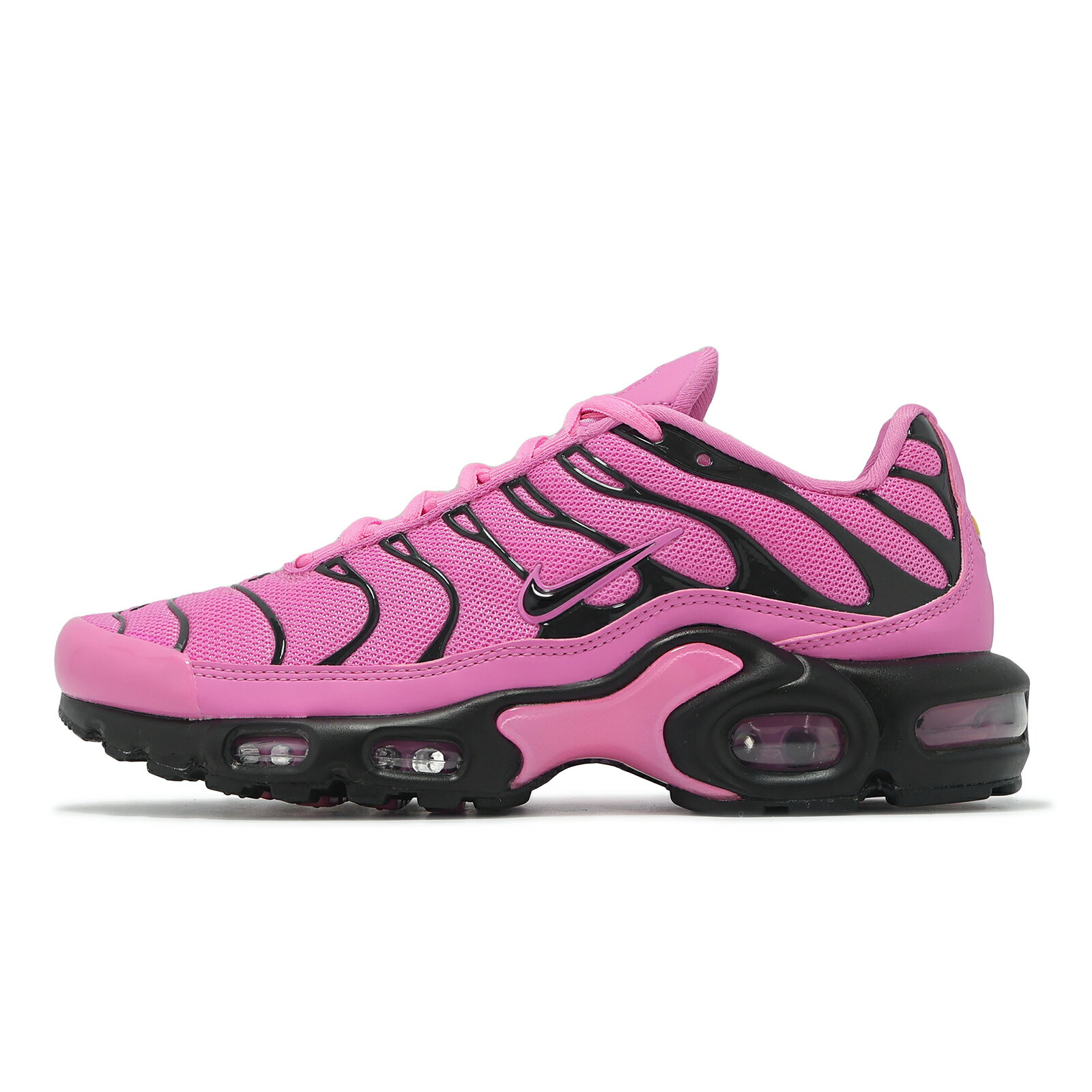 Nike 休閒鞋 Wmns Air Max Plus 女鞋 粉紅 桃紅 黑 氣墊 緩震 復古 運動鞋 HJ9743-601