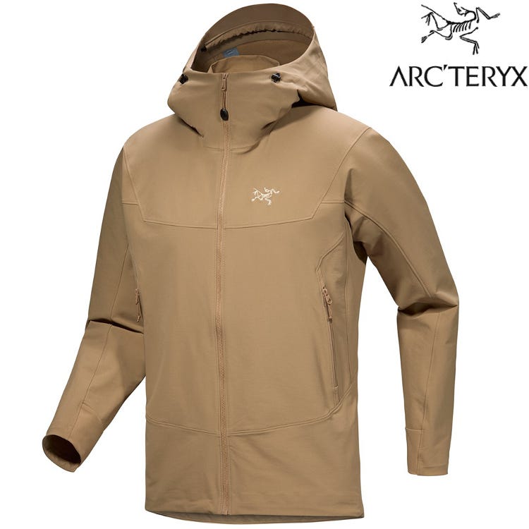 Arc'teryx 始祖鳥 Gamma Hoody 男款 軟殼外套 X000009819 帆布棕 Canvas