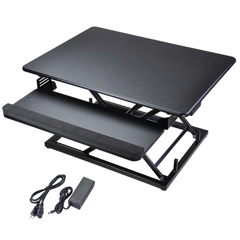 Yescomusa Electric Height Adjustable Computer Desk Sit Stand