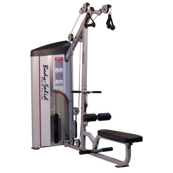 Workouthealthy Body Solid Lat Pulldown And Seated Cable Row Machine Weight Stack Commercial Gym 4692