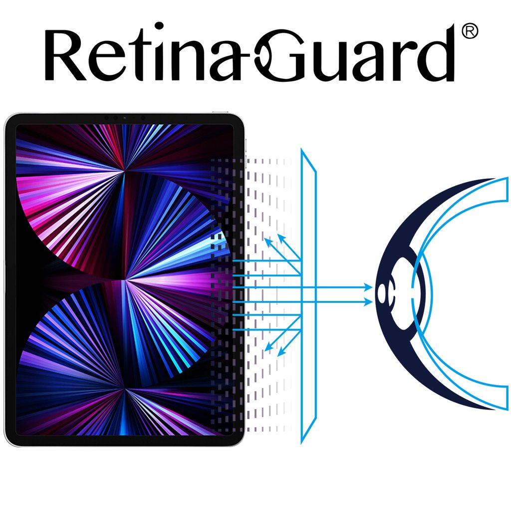 RetinaGuard 視網盾│2021 iPad Pro 11＂ 防藍光保護貼│2018-2020 共用│11吋│非滿版