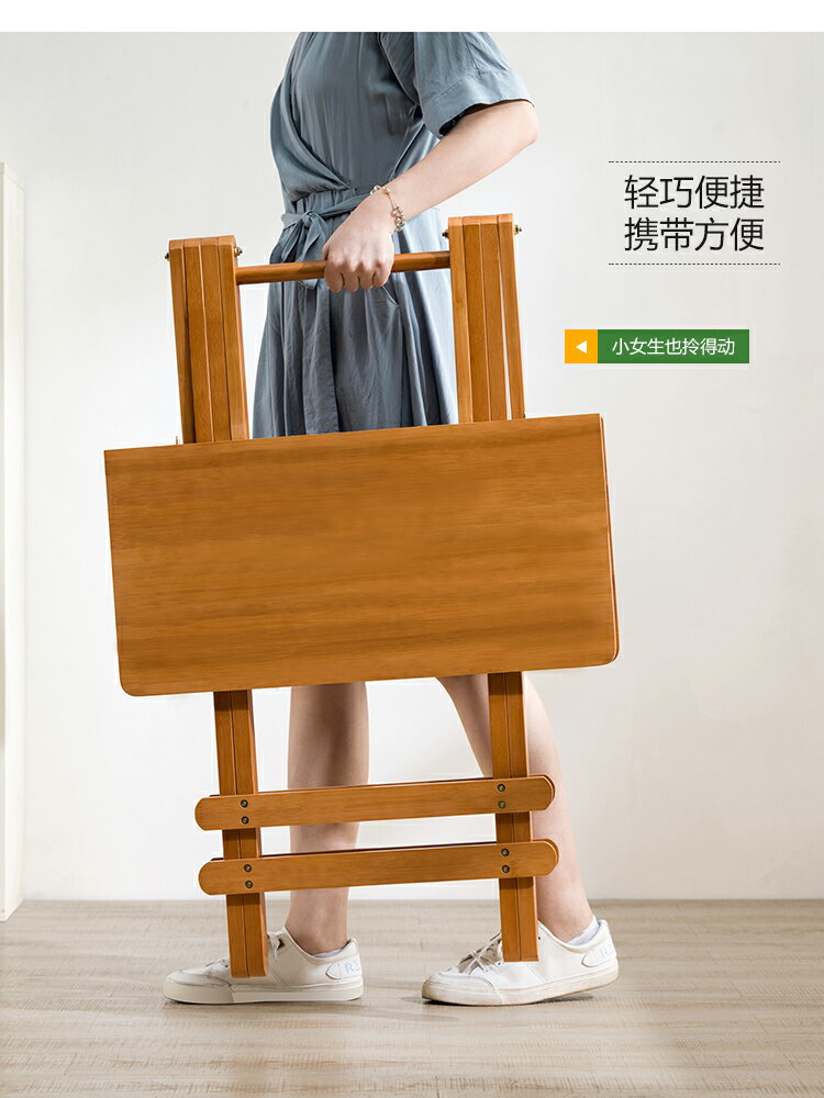 可折疊桌子簡易便攜式戶外小方圓桌吃飯餐桌椅陽臺家用擺攤 2