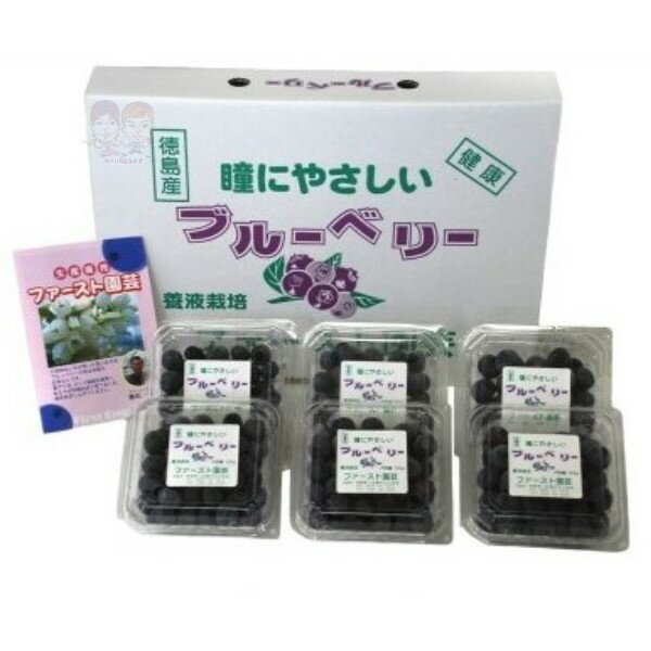 【緁迪水果JDFruit】日本德島有機藍莓禮盒(6小盒，單盒100g)｜日本進口溫室種植 營養滿分 數量稀有 貨量出貨較快 下單請先詢問