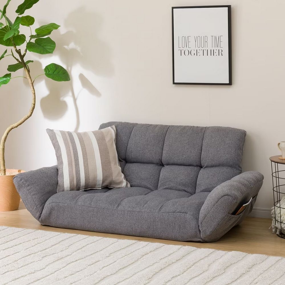 ◆獨立筒坐面矮沙發 POCKET O GY NITORI宜得利家居 1