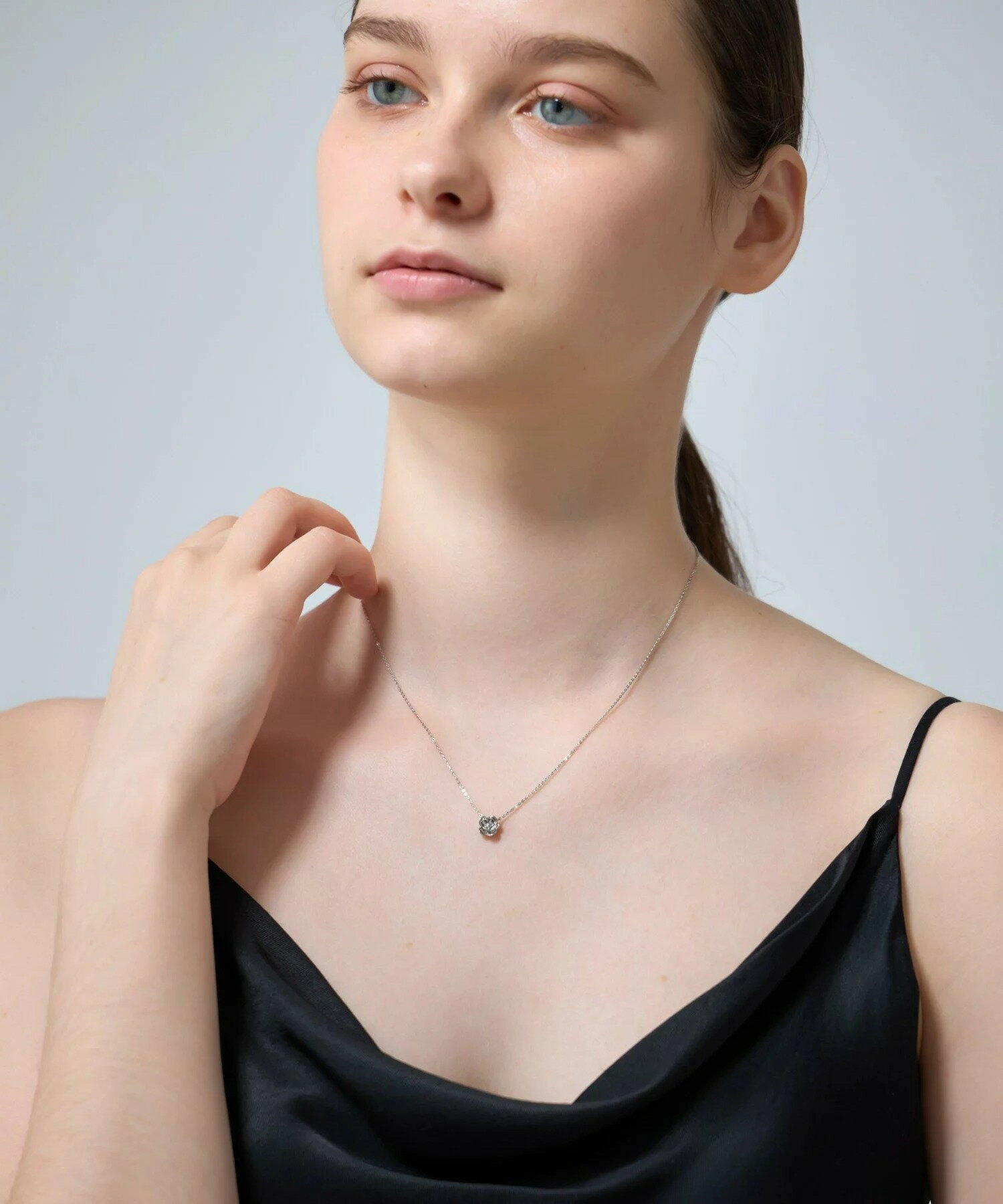 【Fun to Jewelry】ete 天然石花朵項鍊 金色/銀色 | 項鍊 送禮 情人節 [Rakuten Fashion] 8