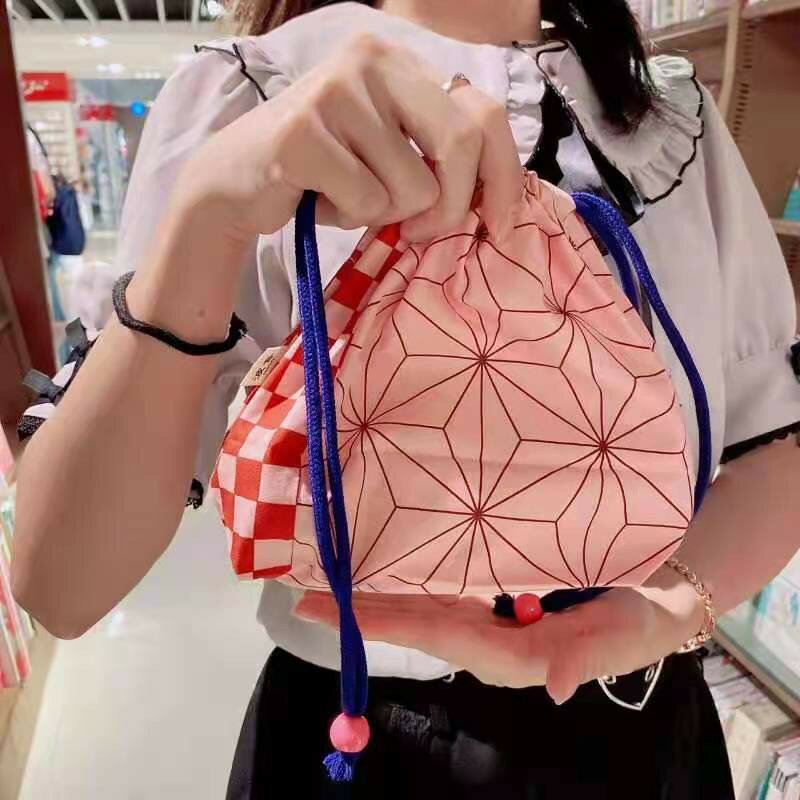 日本 🇯🇵 namioto 鬼滅之刃禰豆子花紋手提袋三件套 鬼滅羽織圖案購物袋 學生補習袋 電腦包【APP滿額下單10%點數(單一帳號最高5000點)】2/28止 5