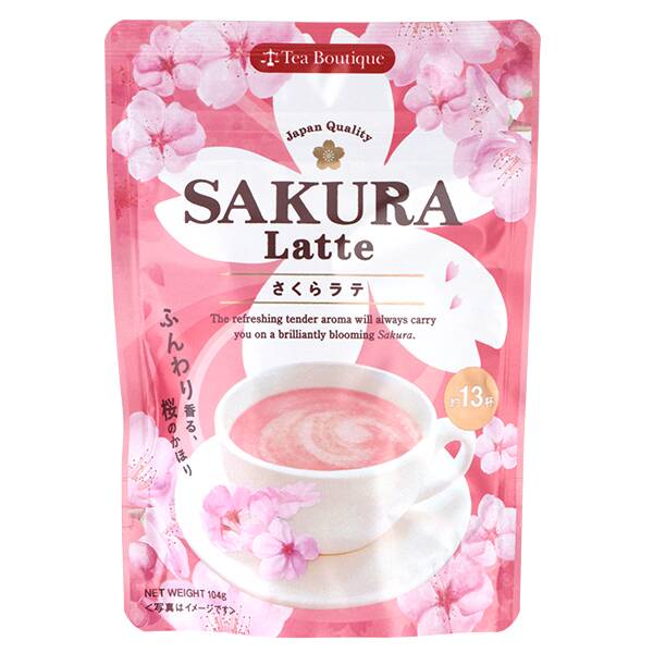 【江戶物語】Tea Boutique 櫻花拿鐵 SAKURA LATTE 104g 櫻花味 奶茶 歐蕾 沖泡粉 日本原裝