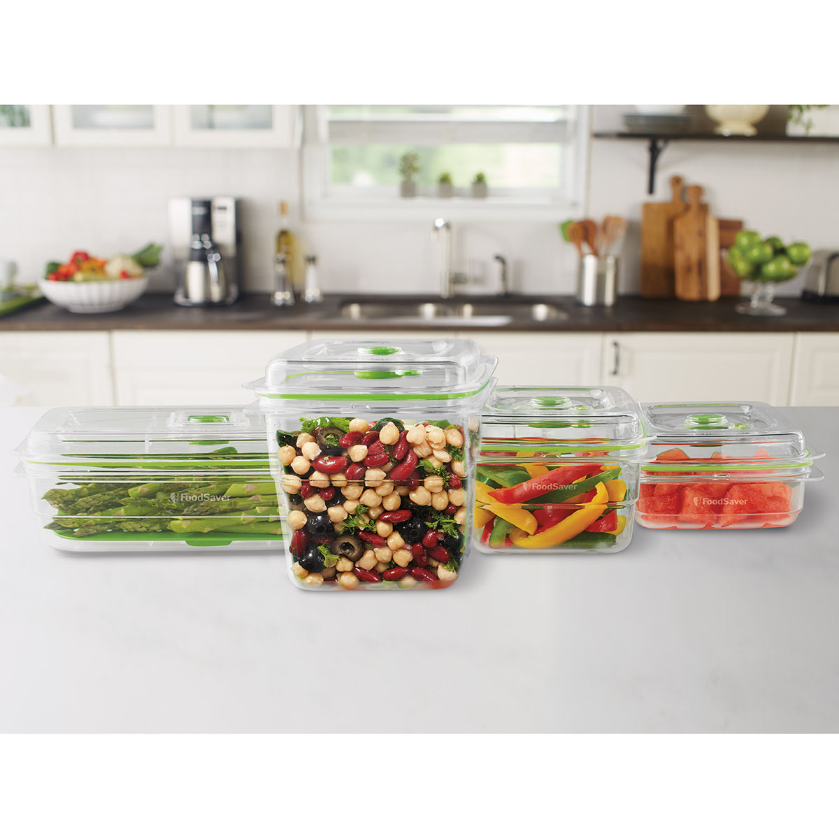 Buybeehive The New Foodsaver Fresh Container 4 Piece Set Fa4sc35810