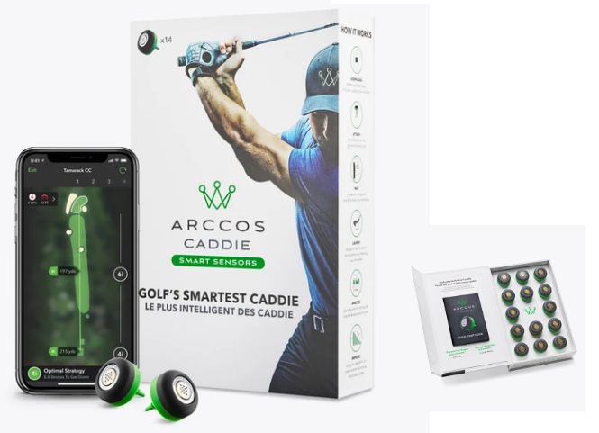 【ARCCOS Golf】智慧球僮-單顆 Smart Caddie Single 高爾夫 科技訓練 智能桿弟 高爾夫GPS 智慧球桿 美國原廠代理正品【正元精密】