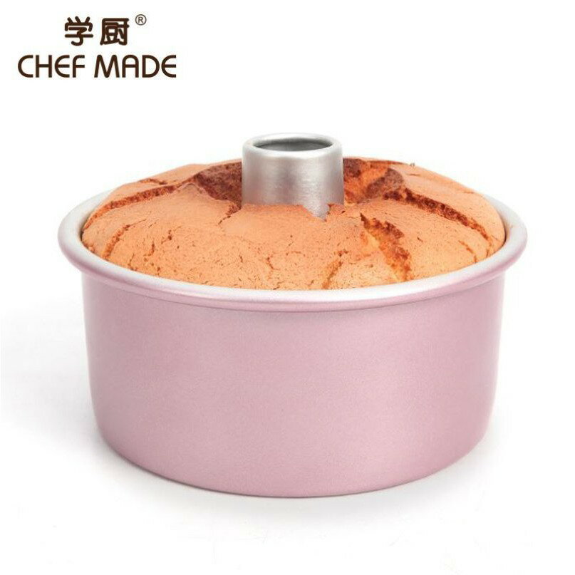 【學廚WK9120-中空蛋糕模7寸】土司模 漢堡模 吐司模 金色不沾模 蛋糕模烘焙模具