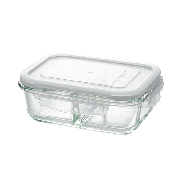 分隔耐熱玻璃保存容器 580ml 長方形 NITORI宜得利家居