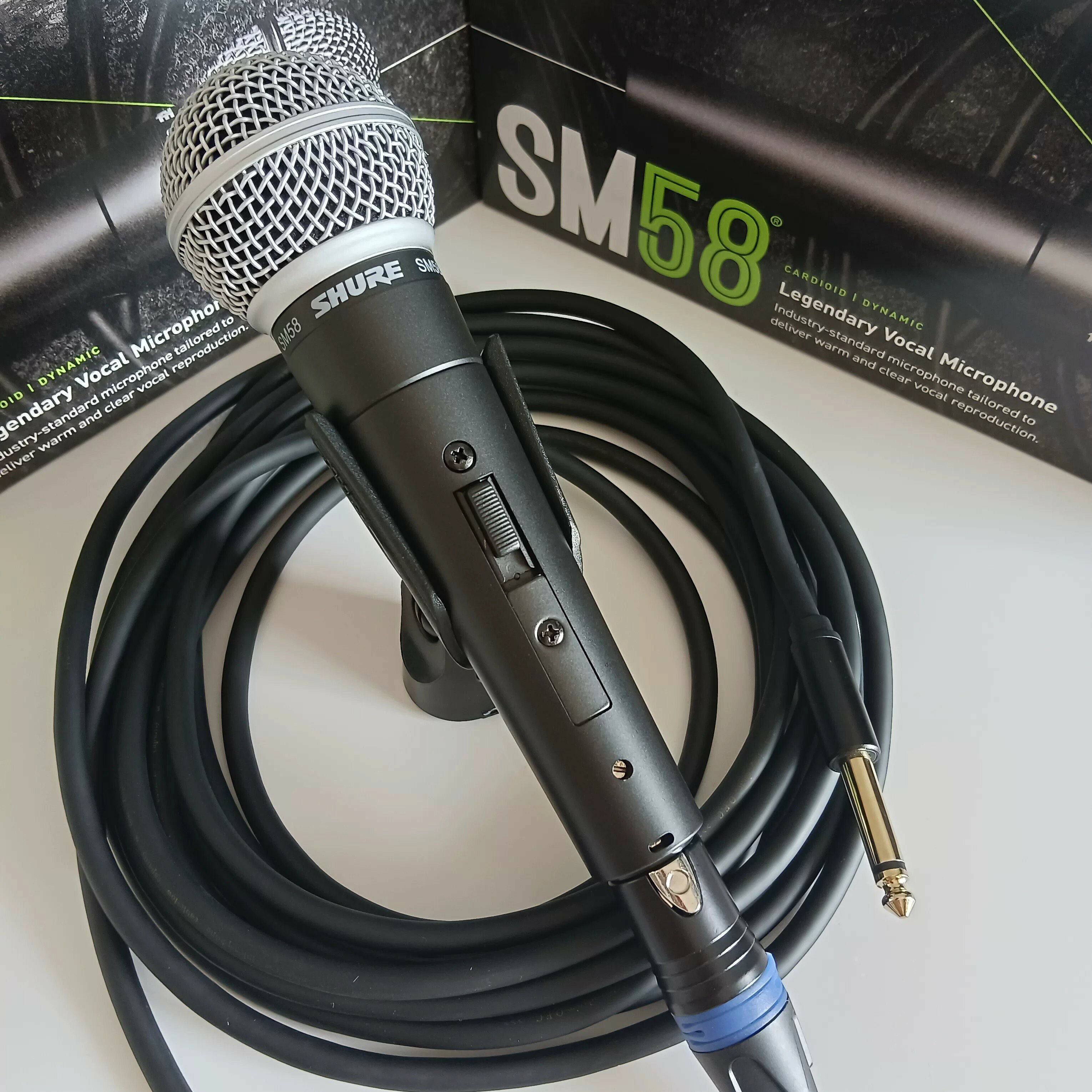 Shure/舒爾sm58s專業舞臺演出麥克風彈唱錄音直播K歌有線動圈話筒