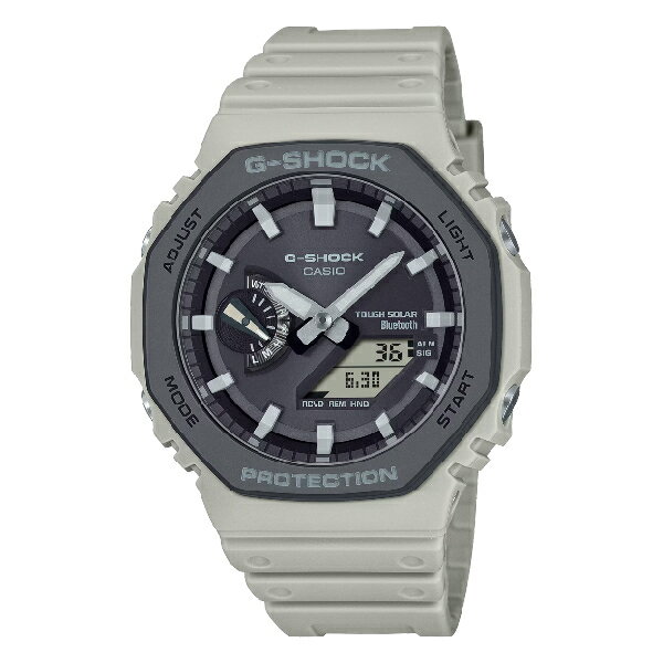 CASIO卡西歐 G-SHOCK 2100 系列 GA-B2100LUU-5A 八角形太陽能街頭時尚腕錶 米色 45.4mm｜樂天全館特惠中★指定刷卡回饋10%