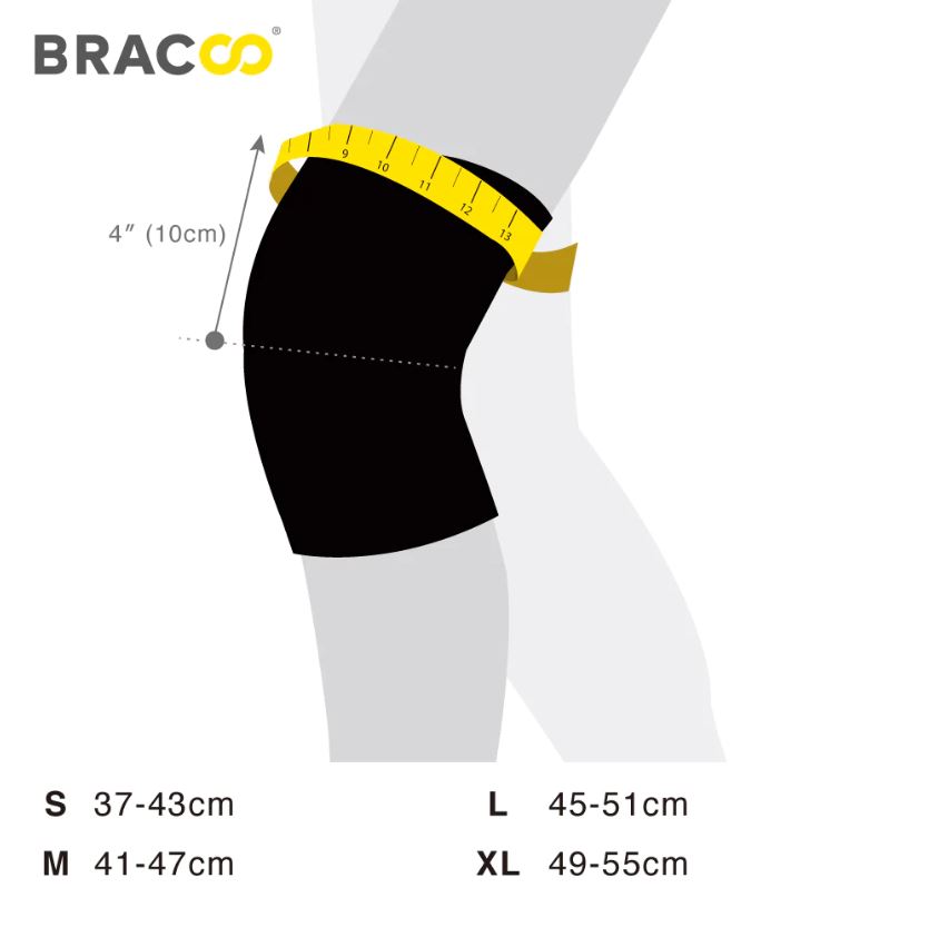 BRACOO奔酷 半月型軟墊支撐透氣套筒護膝 KS91 S/M/L/XL  (一袋有2條護膝) 4