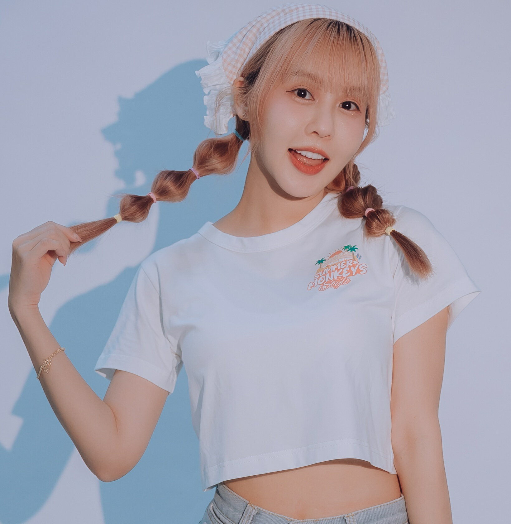 2025 Summer Monkeys 短版T-白