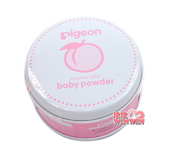 Pigeon 貝親桃葉嬰兒爽身粉125g (貝親痱子粉、 貝親爽身粉)P1018910 日本製造
