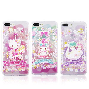 【Sanrio三麗鷗】繁花系列 彩繪空壓保護套 iPhone 7 Plus(5.5吋)