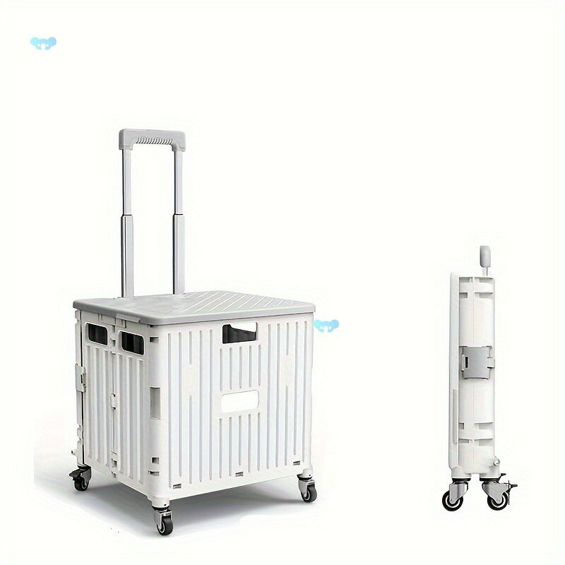 【喜挖】1PC Collapsible Trolley, Folded Portable Lightweight Cart65