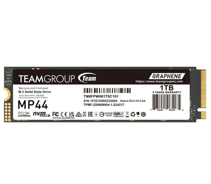 TEAM 十銓 MP44 1TB 2TB M.2 PCIe4 SSD固態硬碟 固態硬碟