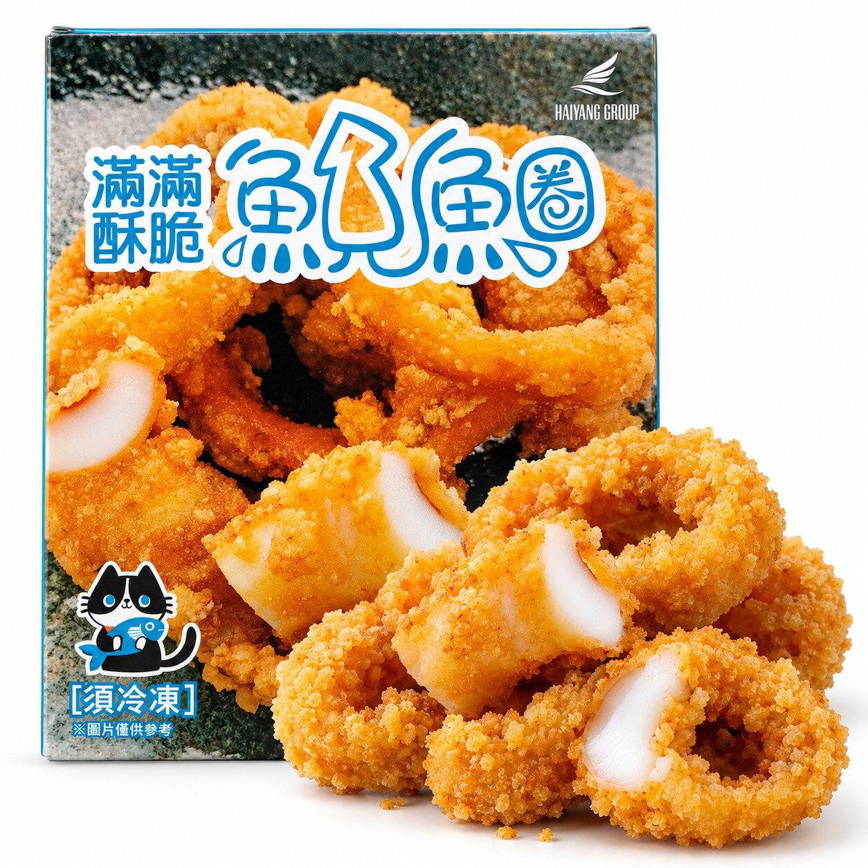 海揚滿滿香脆魷魚圈（非重組）【每包300公克+-10%】《大欣亨》B211007