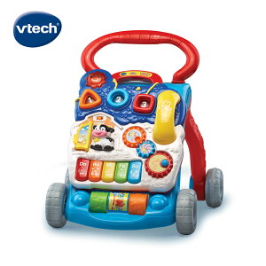 《英國 Vtech》寶寶聲光學步車(美)-紳士藍 東喬精品百貨