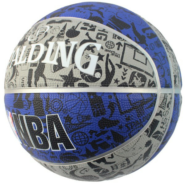 SPALDING 斯伯丁彩色籃球 NBA塗鴉系列/一個入(特720) 7號籃球 NBA籃球 SPA83499 室外內通用耐磨籃球-群16103R【領券滿額再折千12/31止】 6