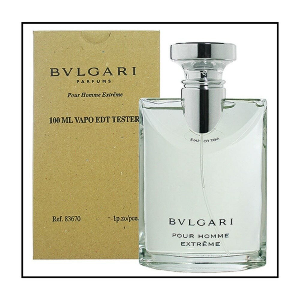 BVLGARI 寶格麗POUR HOMME EXTREME 寶格麗大吉嶺極緻男性淡香水Tester