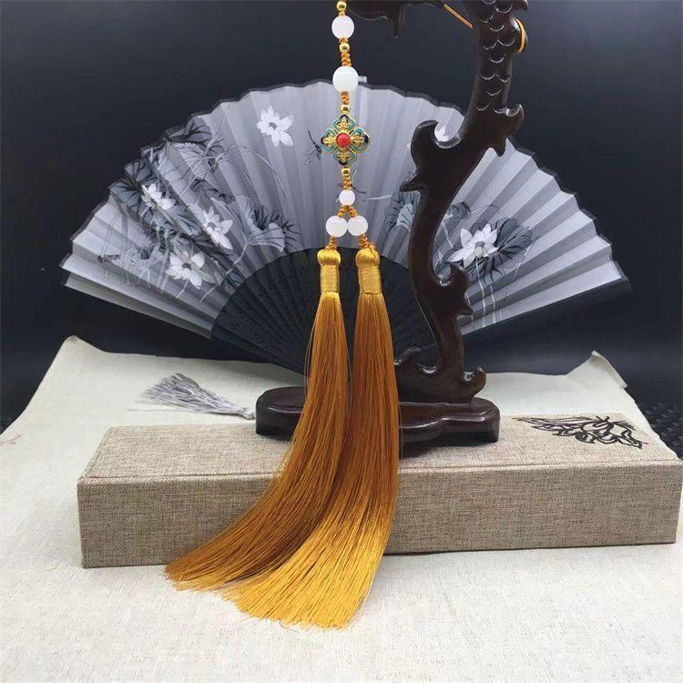 流蘇穗子 吊穗 吊飾 古風漢服腰佩花開富貴吊墜掛件流蘇扇墜笛子穗蓮花衣服包掛件【宜家良品百貨】