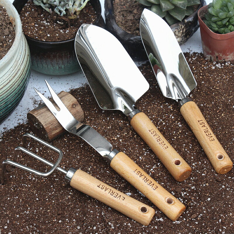 小鏟子種花園藝種菜工具挖土家用趕海神器套裝養花除草挖野菜鐵鏟 園藝用品