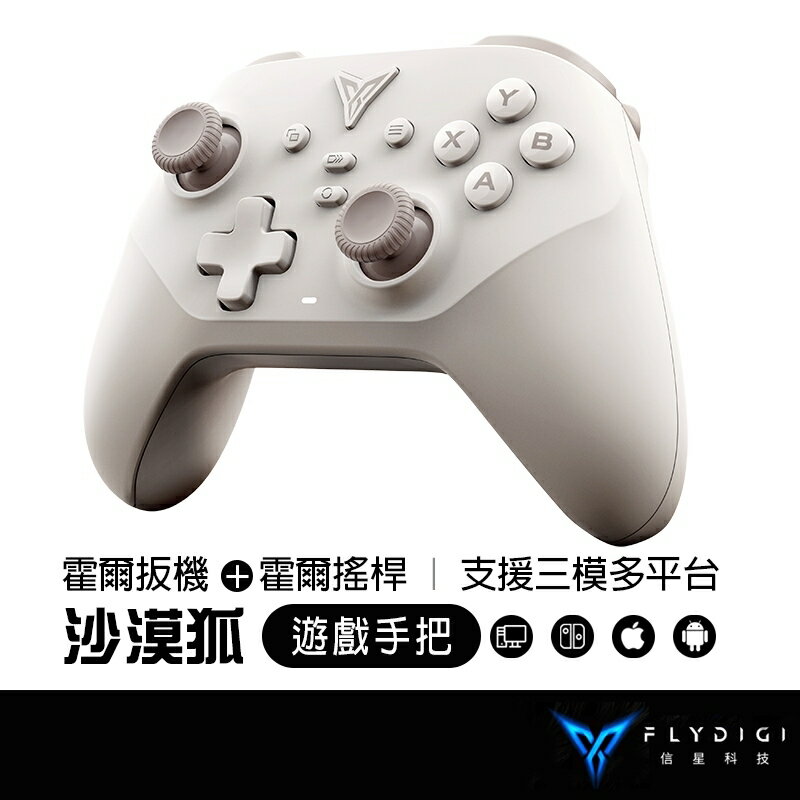 FLYDIGI 飛智 DuneFox 沙漠狐 百元級雙霍爾 遊戲手把 無線手把 Switch 雙影奇境 信星科技