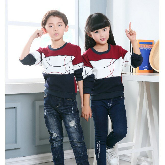 大尺碼親子裝 長袖T恤 圓領 全家福 團體服 衛衣 加絨加厚 長袖衛衣 母女裝 童裝 女裝 一家三口 一家四口 情侶裝 櫻桃嚴選 9