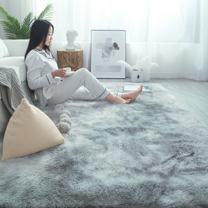 床邊毛毯/地毯 北歐ins地毯客廳茶几臥室滿鋪可愛網紅同款床邊毛毯地墊子大面積『XY27624』