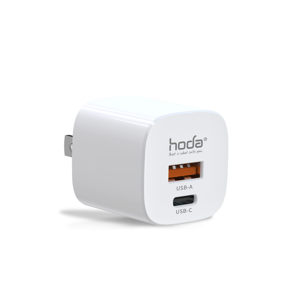 hoda PD 33W GaN氮化鎵 智慧雙孔 極速智能充電器 快速充電器 快充頭 轉接頭 充電轉接器 充電頭 充電器 8