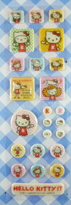 【震撼精品百貨】Hello Kitty 凱蒂貓 KITTY立體貼紙-擬人方 震撼日式精品百貨