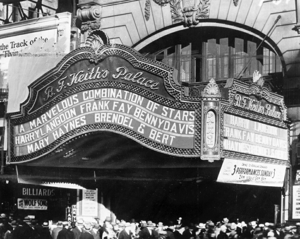 Posterazzi: Vaudeville Theatre 1929 Nthe Marquee Of Benjamin Franklin ...