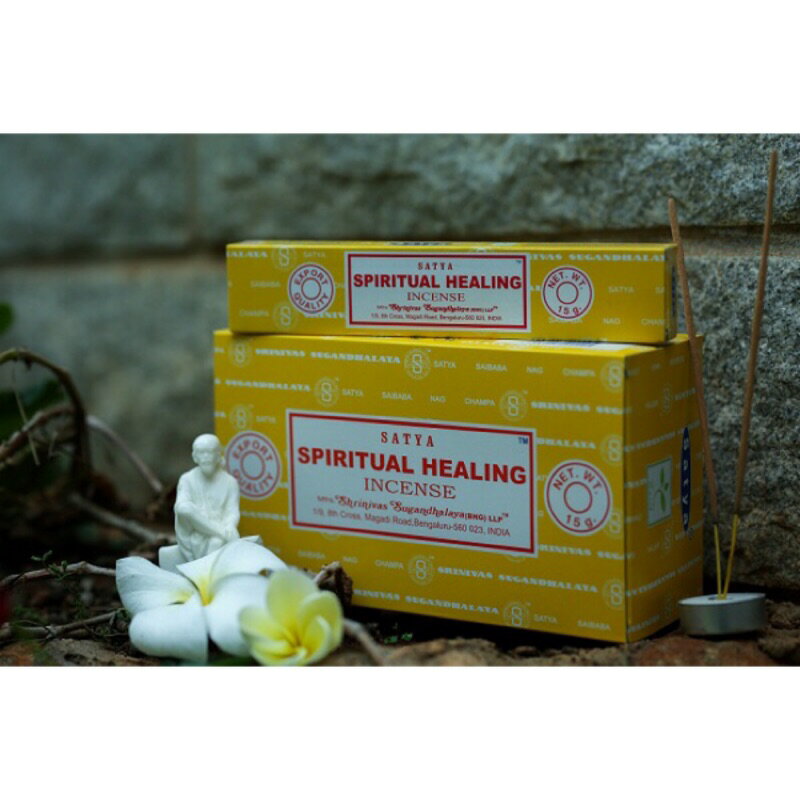 [綺異館] 印度香 賽巴巴 心靈療癒 15g Satya spiritual healing 線香 另售印度皂